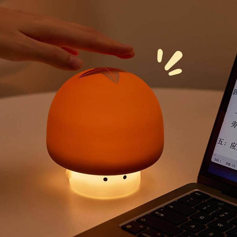 Mushroom Night Silicone Lamp