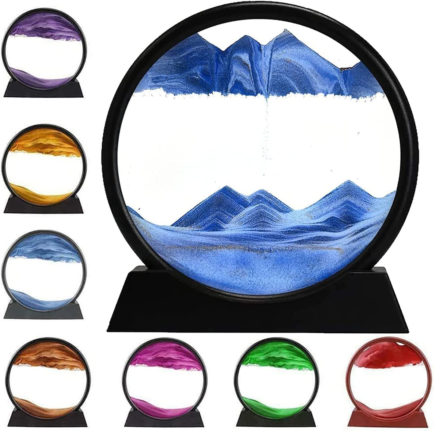 3D Sand Landscape Showpiece Desk Sand Art Table Decor
