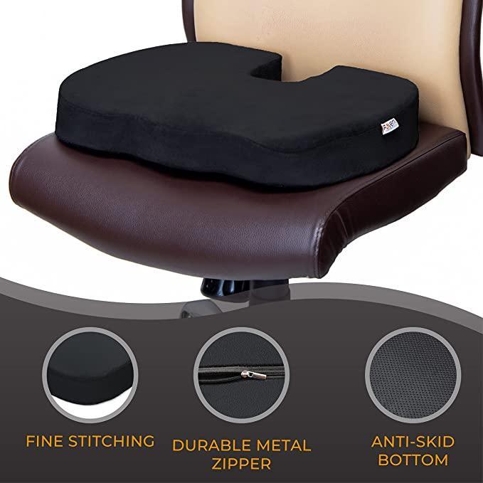 Orthopedic Coccyx Seat Cushion – Tailbone & Back Pain Relief Office Chair