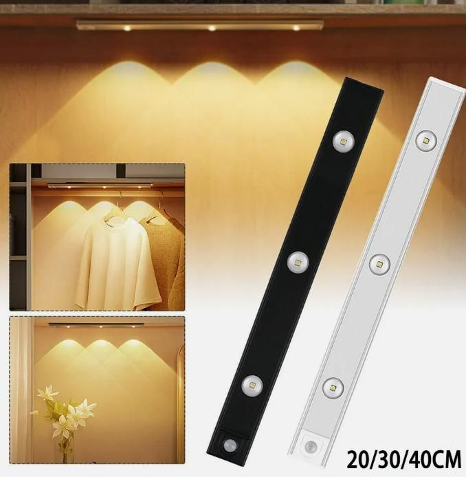LED Lite Track Motion Sensor Cabinet with USB Light Rechargeable