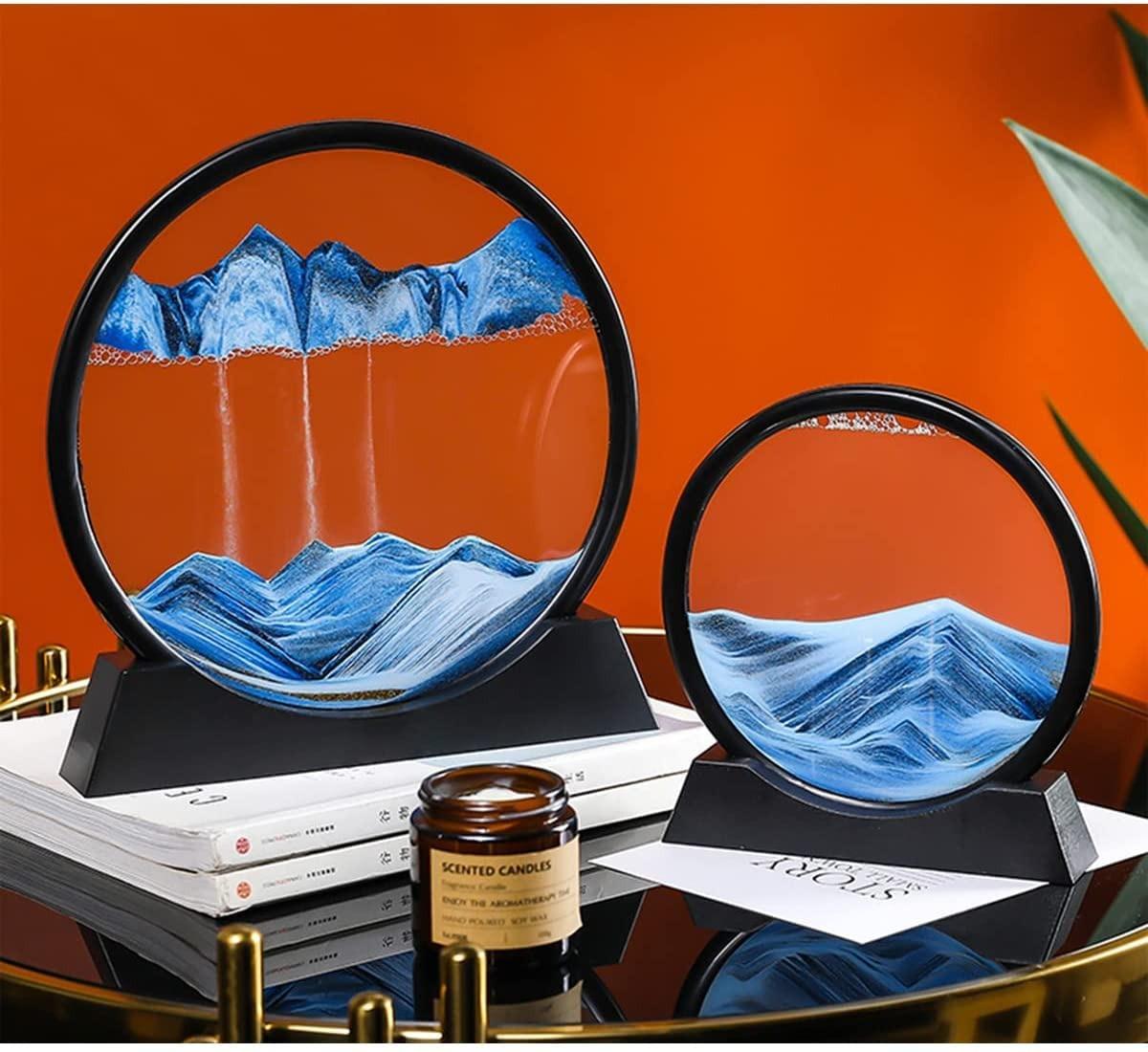 3D Sand Landscape Showpiece Desk Sand Art Table Decor