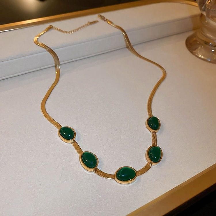Women's Jewelry Pendant Necklace Set with Bracelet Combo