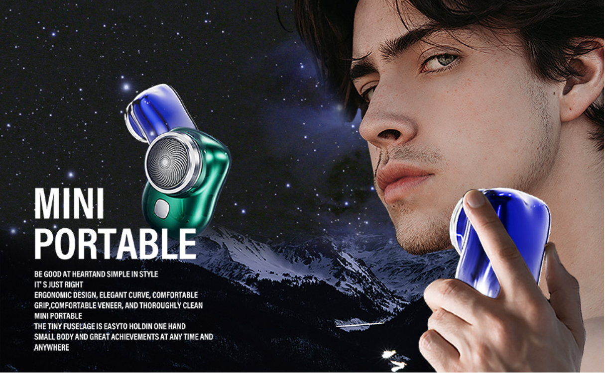 Mini Electric Shaver for Men Cordless Clean Shaving