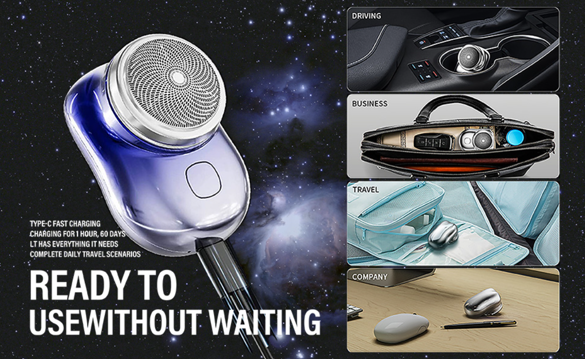 Mini Electric Shaver for Men Cordless Clean Shaving