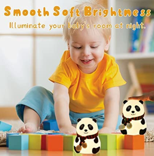 Panda Toy Night Light for Kids Shine Cute Panda LED Lamp