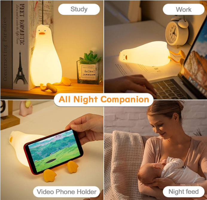 Cozy Duck Night Ligh Bedtime Lamp