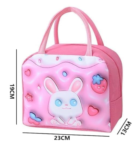 3D Cartoon Lunch Bag For Kids