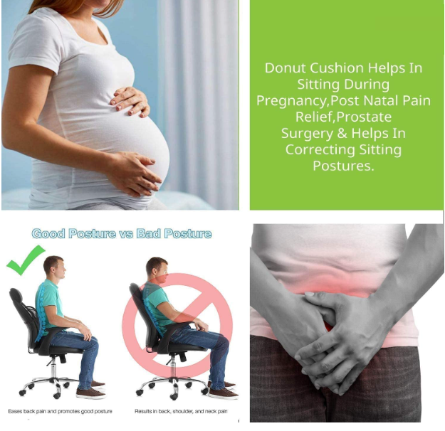 Orthopedic Coccyx Seat Cushion – Tailbone & Back Pain Relief Office Chair