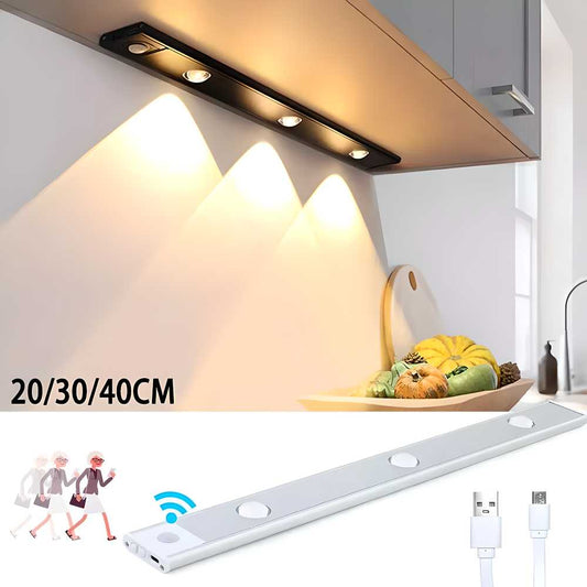 LED Lite Track Motion Sensor Cabinet with USB Light Rechargeable